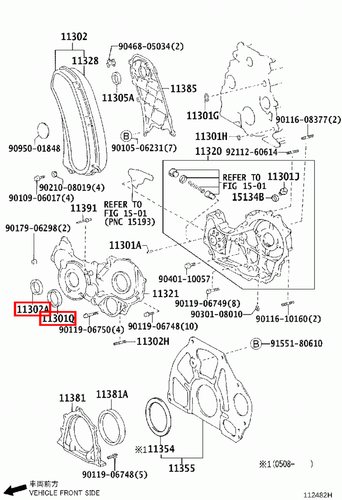 Genuine LandCruiser HDJ81 HDJ80 1HD Timing Cover Injector Fuel Pump Oil Seal - Picture 19 of 20