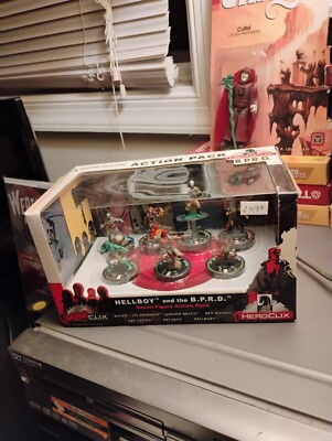 HorrorClix Hellboy And The B.P.R.D. Seven-Figure Action Pack NEW collectible