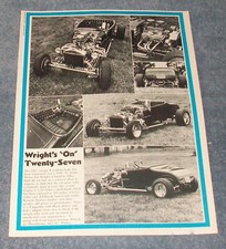 1927 Ford T Roadster Vintage Street Rod Article Wrights On Twenty-seven