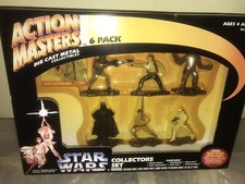 1994 Star Wars Action Masters Die-Cast Metal Collectibles 6 Figures Unopened Box