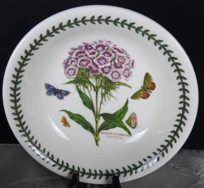 Portmeirion Botanic Garden 8.5'' Pasta Bowl Sweet William NEW