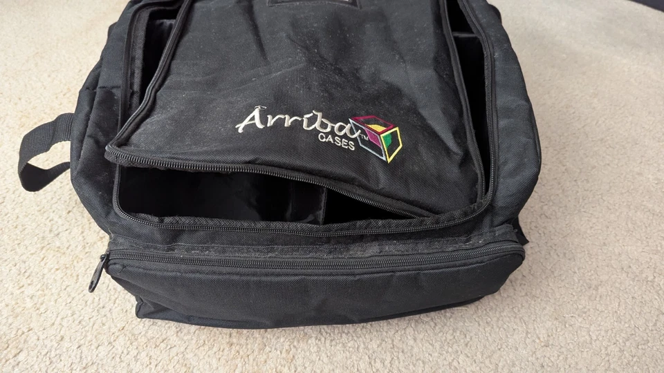 Iluminação acolchoada equipamento de equipamento de DJ bolsa de transporte interior 16" 16"" 9" ARRIBA AC-145 - Imagem 2 de 4