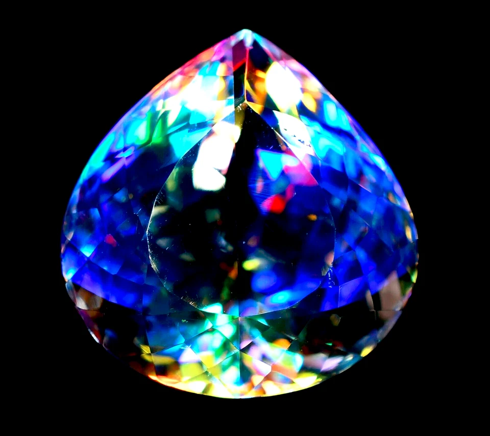 Large 241.65 Ct. Mystic Topaz Pear Cut Faceted Loose Gemstone Gift For women - Image 3 of 4