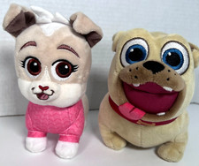 DISNEY PUPPY DOG PALS Plush ROLLY and KEIA Stuffed Animals Toy Collectibles Cute