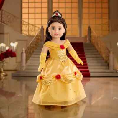 Princess Belle American Doll Dress Up Emily Rose Pack 18