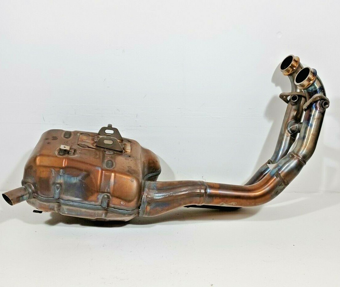 2021 Aprilia RS 660 OEM Exhaust with Exhaust Covers 2B005290