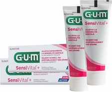 Image of GUM SensiVital+ Toothpaste 2 x 75ml