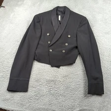 VTG USAF General Officers Dress Mess Black Jacket 6 Button Lautersteins