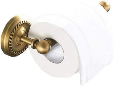 Toilettenpapierhalter Antik Messing Papierhalter Klopapierhalter Retro Kupfer - Bild 1 von 4