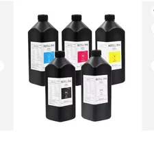 5*1000ml Hard LED UV Ink for Epson DX5 DX7 XP600 TX800 L1440 UV Flatbed Printer
