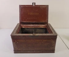 Vintage Fireproof Lock Box