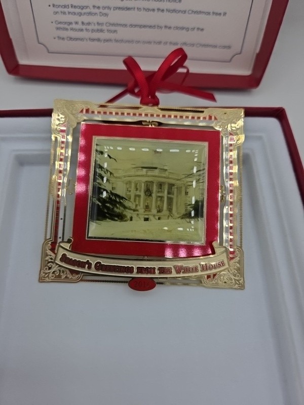 Season's Greetings from the White House 2016 Christmas Ornament Thomas W Jones