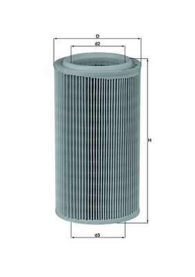 Luftfilter Knecht LX 852 FÜR CitroËN Peugeot Ansaugluftfilter-image