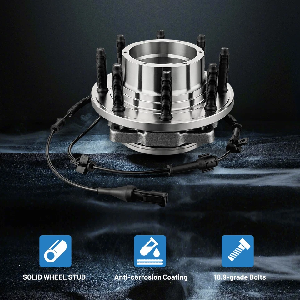 4WD Front Wheel Hub Bearing & Assembly For 05-10 Ford F-350 F-250 Super Duty SRW - Image 3 of 4