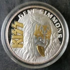 1oz Silver KISS Round Gilded in a Capsule