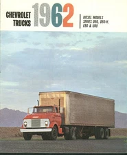 1962 Chevrolet Trucks Diesel Series D60 D-60H E 80 U80 brochure