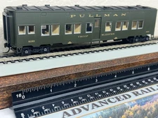 MILITARY WWII PULLMAN " TROOP SLEEPER " 50ft w/INTERIOR DETAIL HO SCALE GOLD NEW