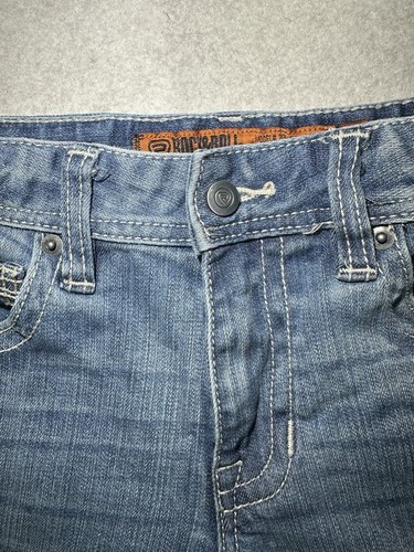 Rock Roll Cowboy Jeans Boys BB 10R Gun Regular Boot Cut Western Youth - Picture 6 of 16