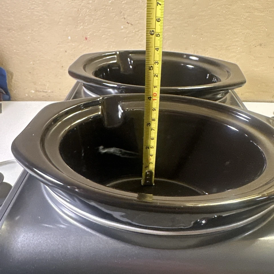 Crock-Pot SCCPMD1-CH Hook Up Double Connectable 2 1-Quart Slow Cookers  - Image 3 of 4