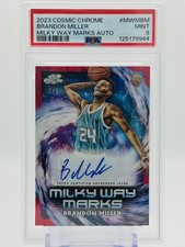 2023 Topps Cosmic Chrome Milky Way Marks Brandon Miller Red Flare /5 Auto RC