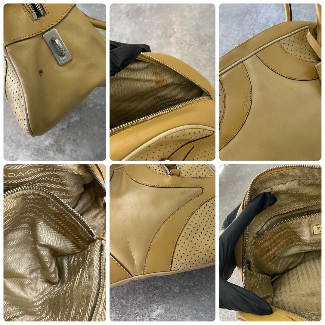 00s Vintage PRADA Vitello Drive Handbag thumbnail 11