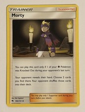 Morty 186/214 Uncommon Lost Thunder Pokemon Lightly Played