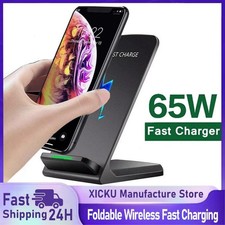 65w Fast Wireless Charger Station Iphone 16 15 14 13 Pro Max Samsung S24 Xiaomi