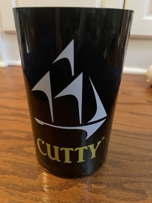 Vintage Glass Cutty Sark Scotch Whisky Bottle Chiller Or Vase ~ 8x5 