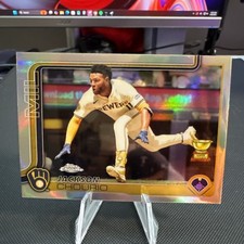 2025 Topps #376 Jackson Chourio Rainbow Foil