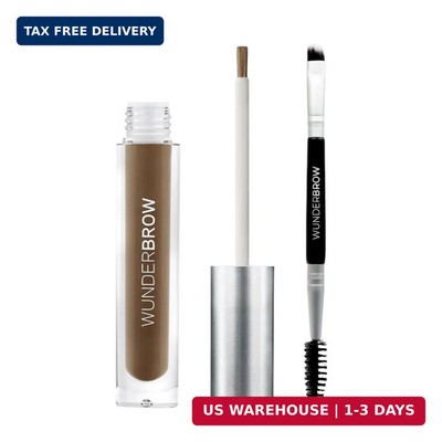 WUNDERBROW Eyebrow Gel, Waterproof, Smudgeproof, Long Lasting, Shade: Black/Brow