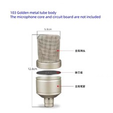 DIY The Complete Set Of Microphone Metal Casing For Neumann TLM103 Aftermarket