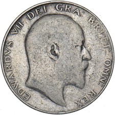 1905 Halfcrown - Edward VII British Silver Coin