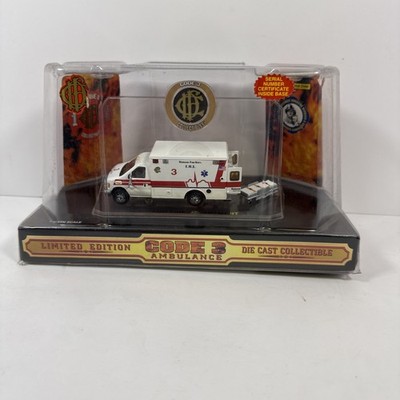 Code 3 Chicago E-350 - 3 Ambulance (12056) -  new in package 1.64 Fire Dept