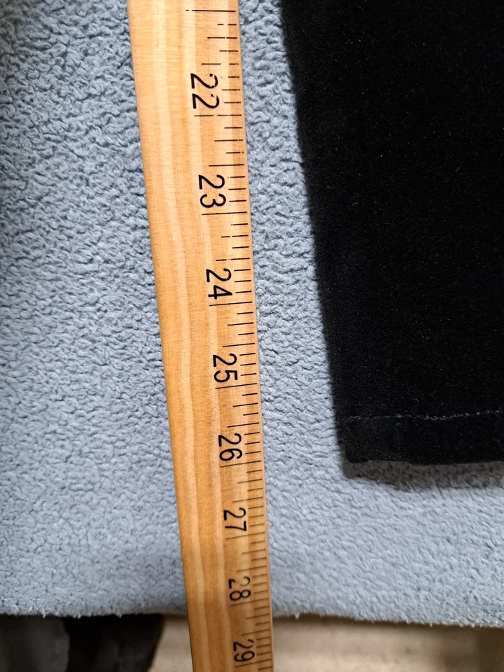 Ruby Rd. Pantalones de pana negros de pierna recta para mujer 4p negros informales calce regular Foto 4 de 4