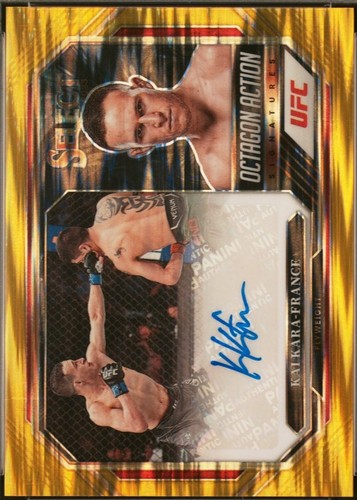 2023 Select UFC Kia Kara France Auto Red /99 Octagon Signatures