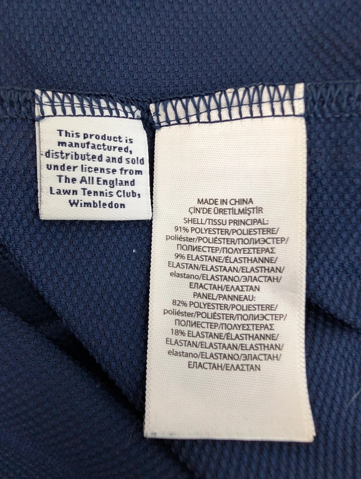 Ralph Lauren Polo Sport X Wimbledon active wear navy t-shirt. XL. DN4342 image 10