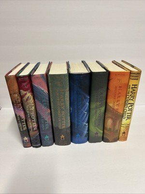 Harry Potter Complete Hardcover Book Set Books 1-7 & Bonus Cursed J K Rowling