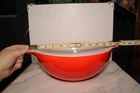 vintage Pyrex Friendship Cinderella mixing bowl in red