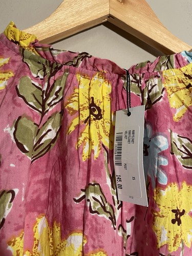 Velvet By Graham & Spencer Marysia Top Damen XS Langarm Posy Floral Neu mit Etikett - Bild 9 von 9