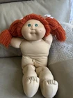 Cabbage Patch Kids Doll Teresa Ann Style Red Hair Green Eyes Dimple Vintage