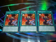 3x Fusion Draft 1st Edition Common DOOD-EN070 Yu-Gi-Oh!