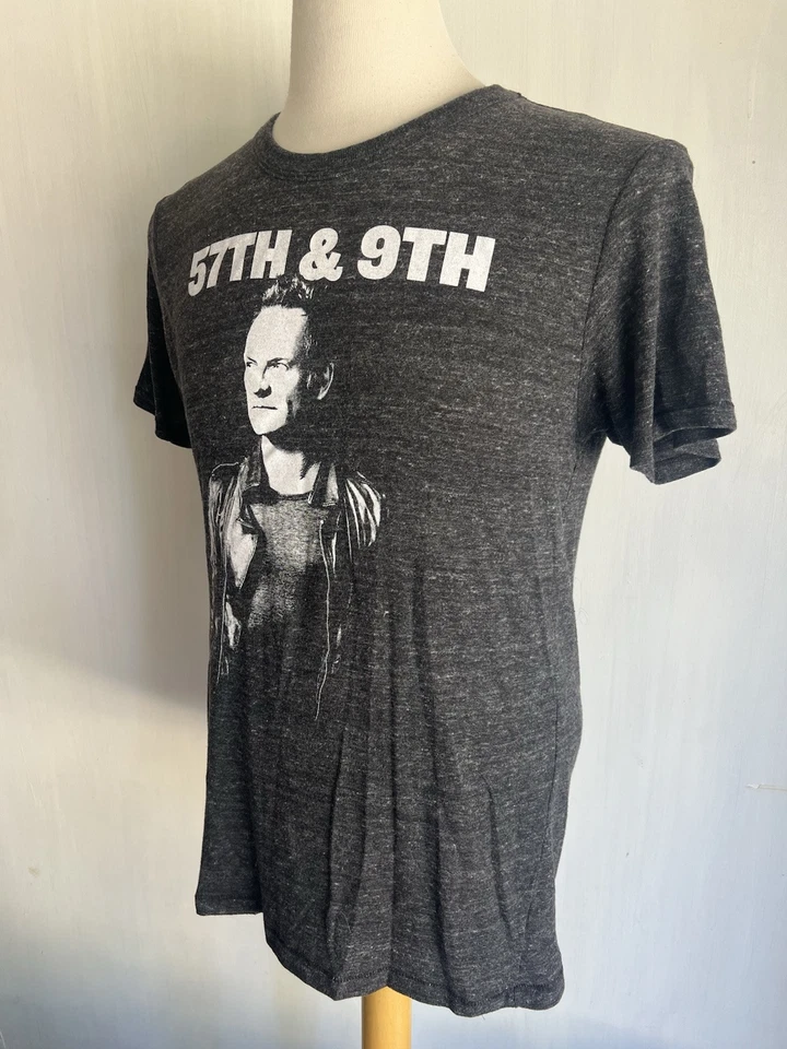 STING (2016) Official Unisex "57th & 9th" Police Record Promo T-Shirt Size M/L - Image 3 of 4