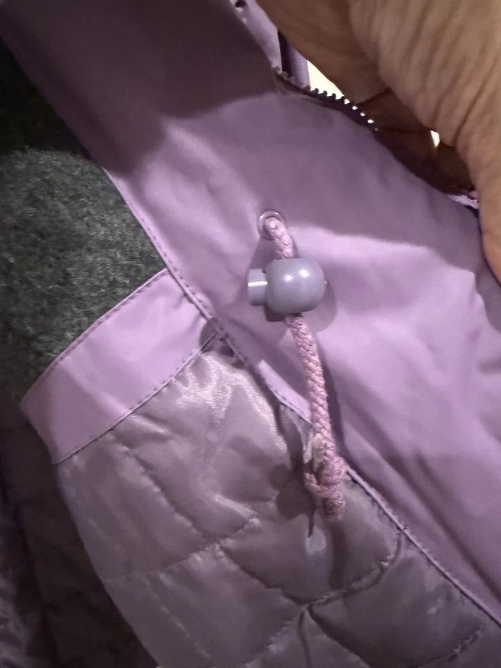 Vintage Misty Harbor Purple Heavy Rain Jacket with Gray Lining Size XL - Image 2 of 4