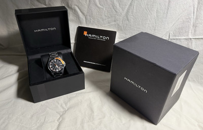 Hamilton Khaki Navy Scuba Watch Silver Stainless Steel DIVE WATCH H82305131 