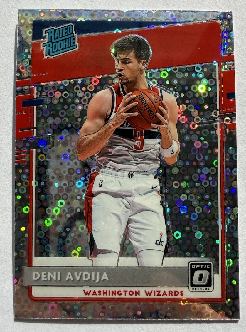 2020-21 Donruss Optic Deni Avdija Fast Break Holo Prizm Rated Rookie RC #159