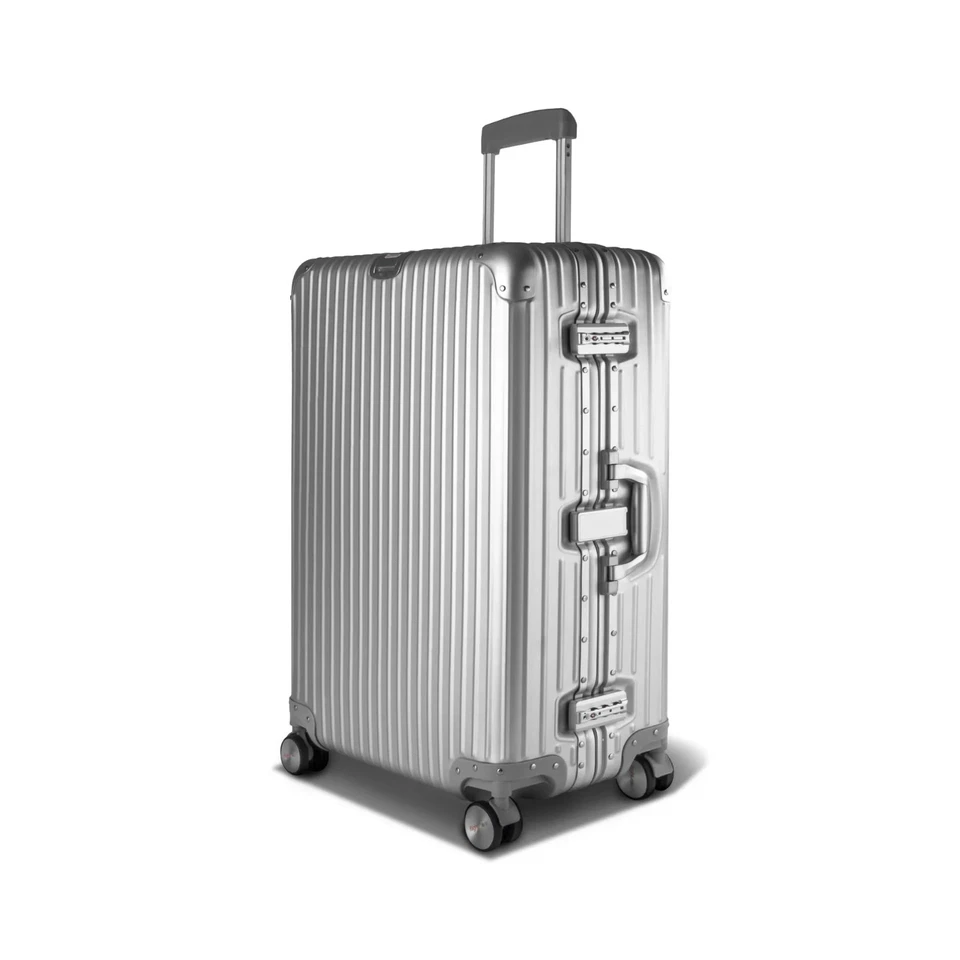 Flightmode 28" Aluminium Hard Suitcase Luggage Trolley TSA Detachable Wheels