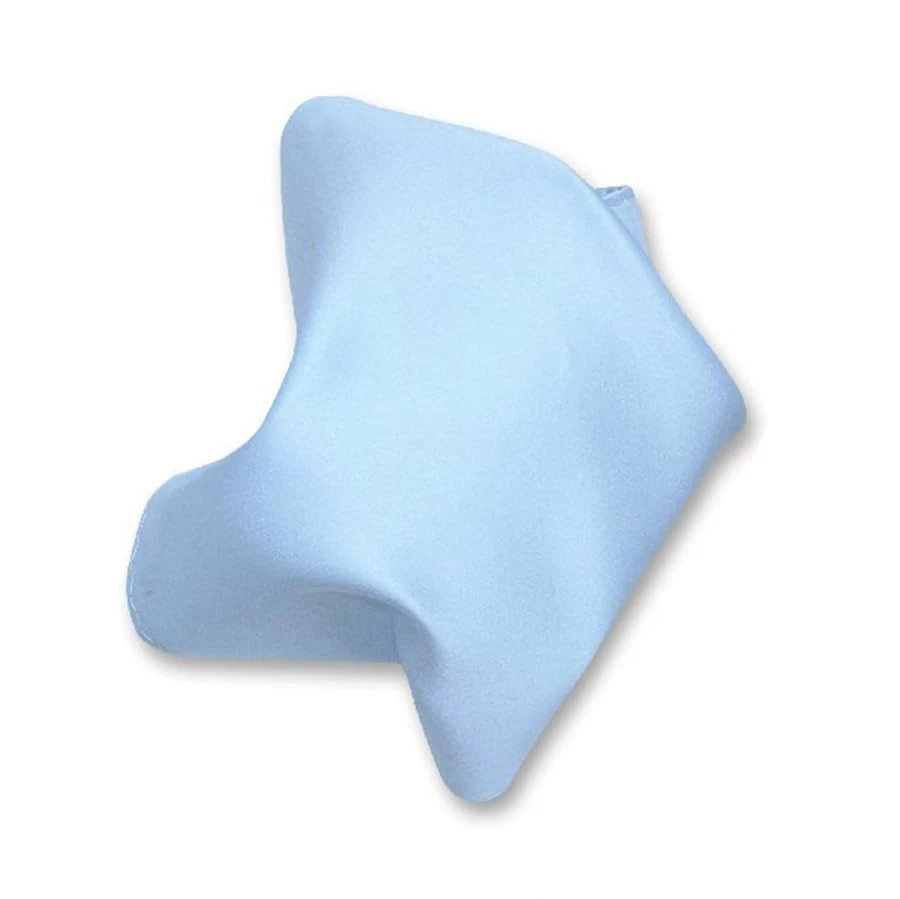 Pañuelo cuadrado de bolsillo Vesuvio Napoli color liso 10x10 pulgadas azul bebé Foto 4 de 4