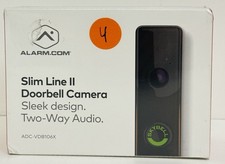 Alarm.com Slim Line II Doorbell Camera ADC-VDB106X - NEW SEALED