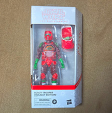 Hasbro Star Wars The Black Series Scout Trooper  Holiday Edition  Action Figure