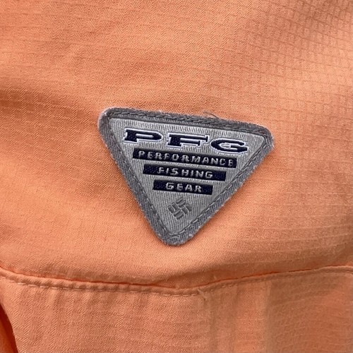 Columbia PFG Youth Kids M 10-12 orange Kurzarm Shirt Omni Shade belüftet Fisch - Bild 8 von 8